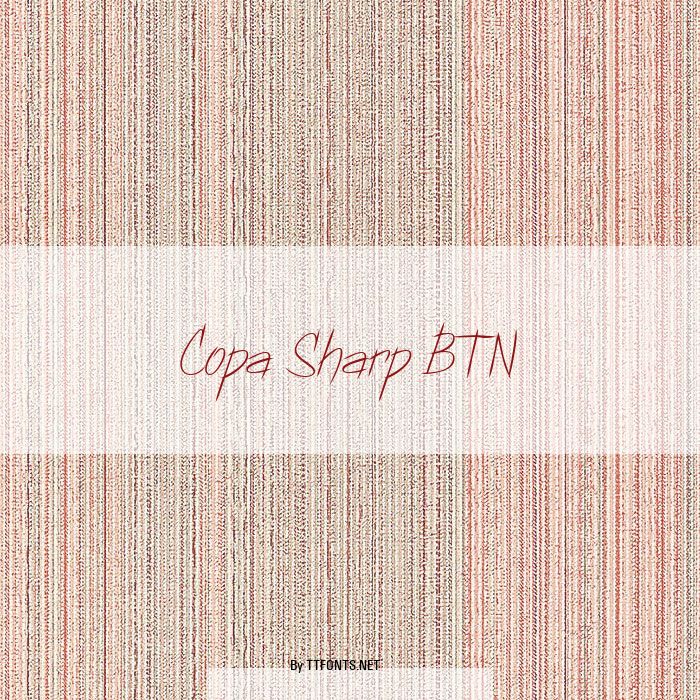 Copa Sharp BTN example